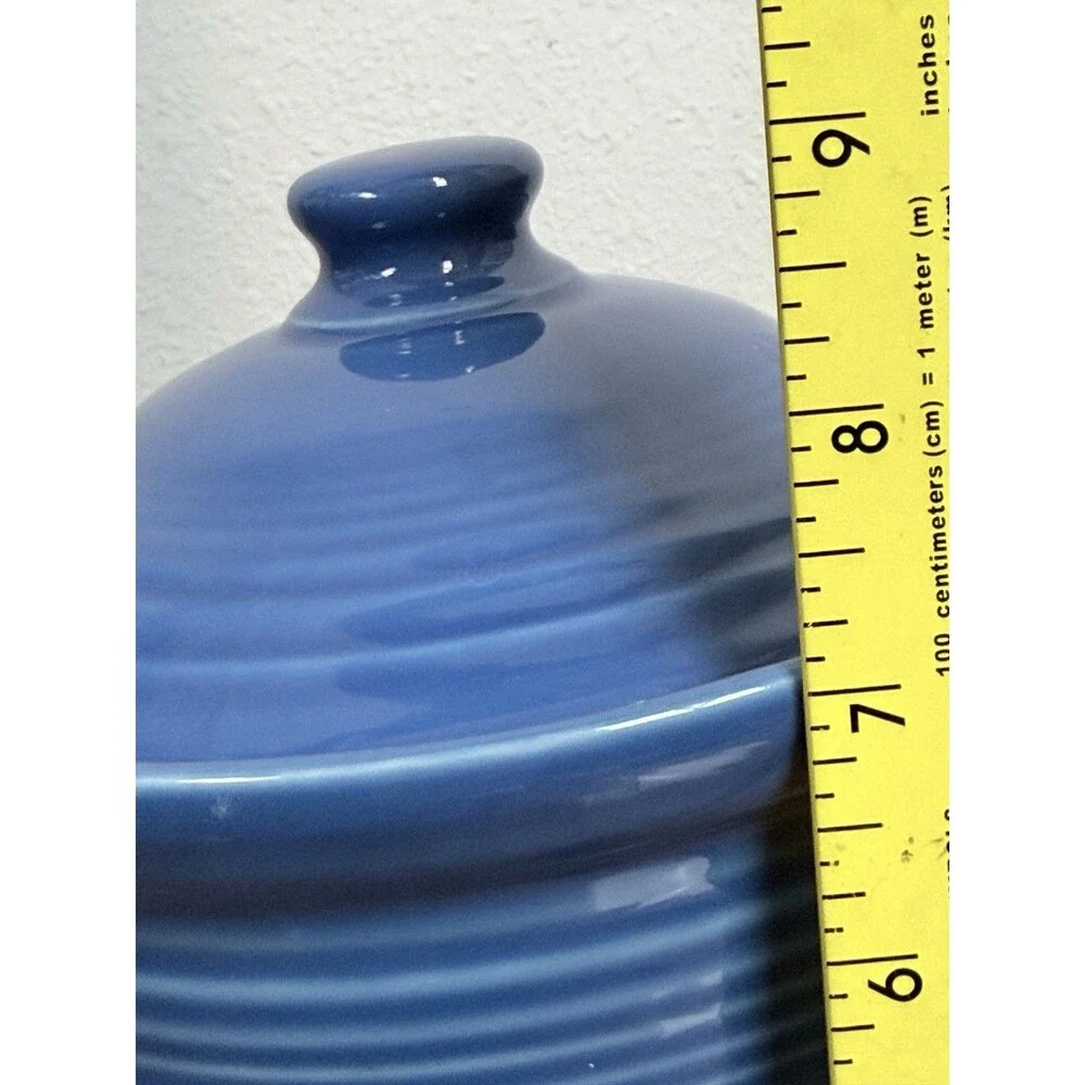 Fiesta Ware 2qt Medium Canister With Lid Lapis Blue